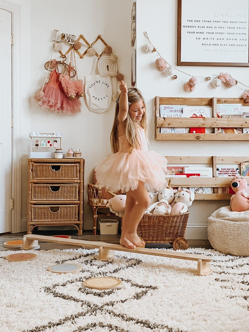 Little Gymnast by Lily & River | Balance Beam | Lily & River USA Workshop | Step, Balance, and Play | For Ages 18Mo to 8 Years