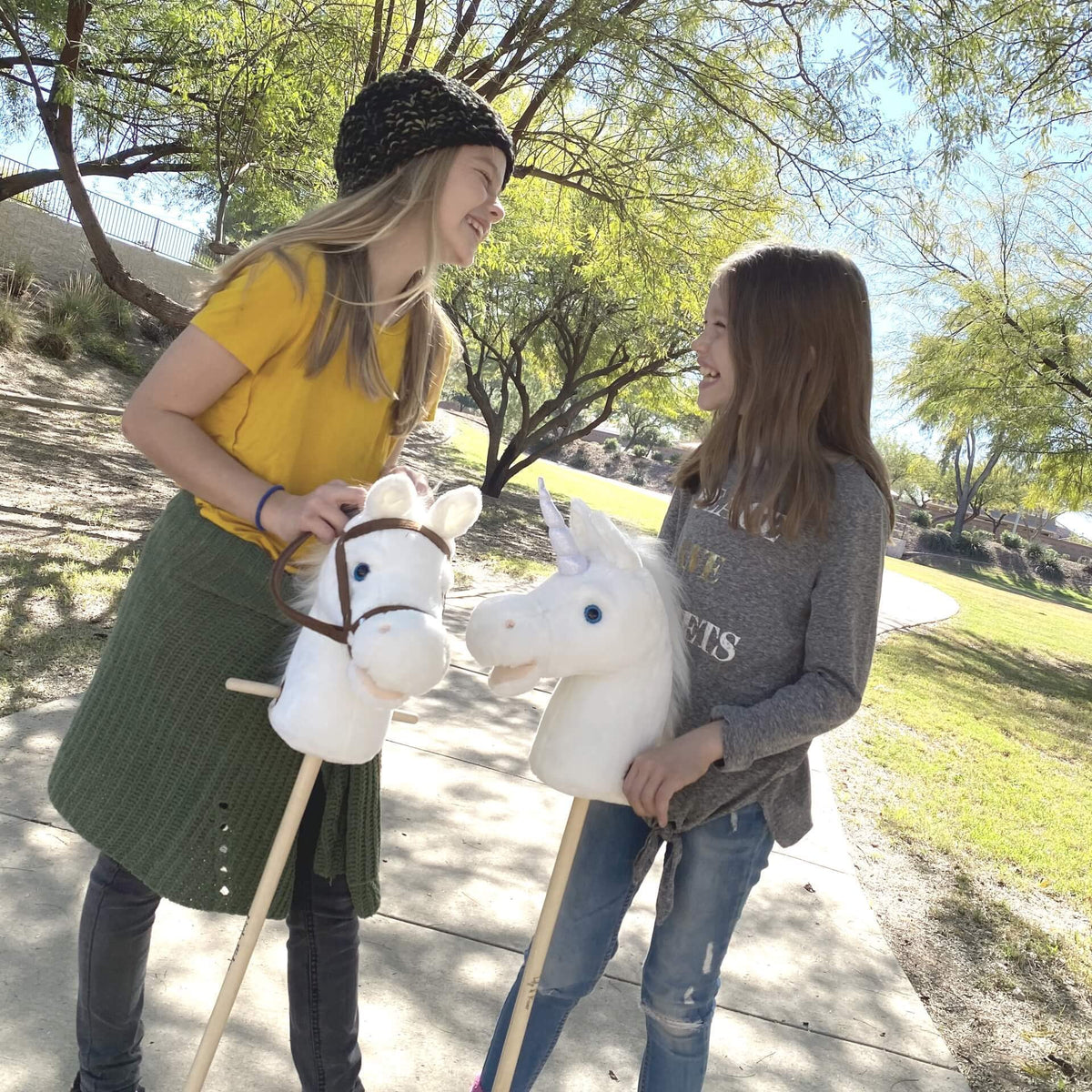 Little Rider by Lily & River | Gallop, Race, and Play | Select Horse or Unicorn | Classic Horse on a Stick