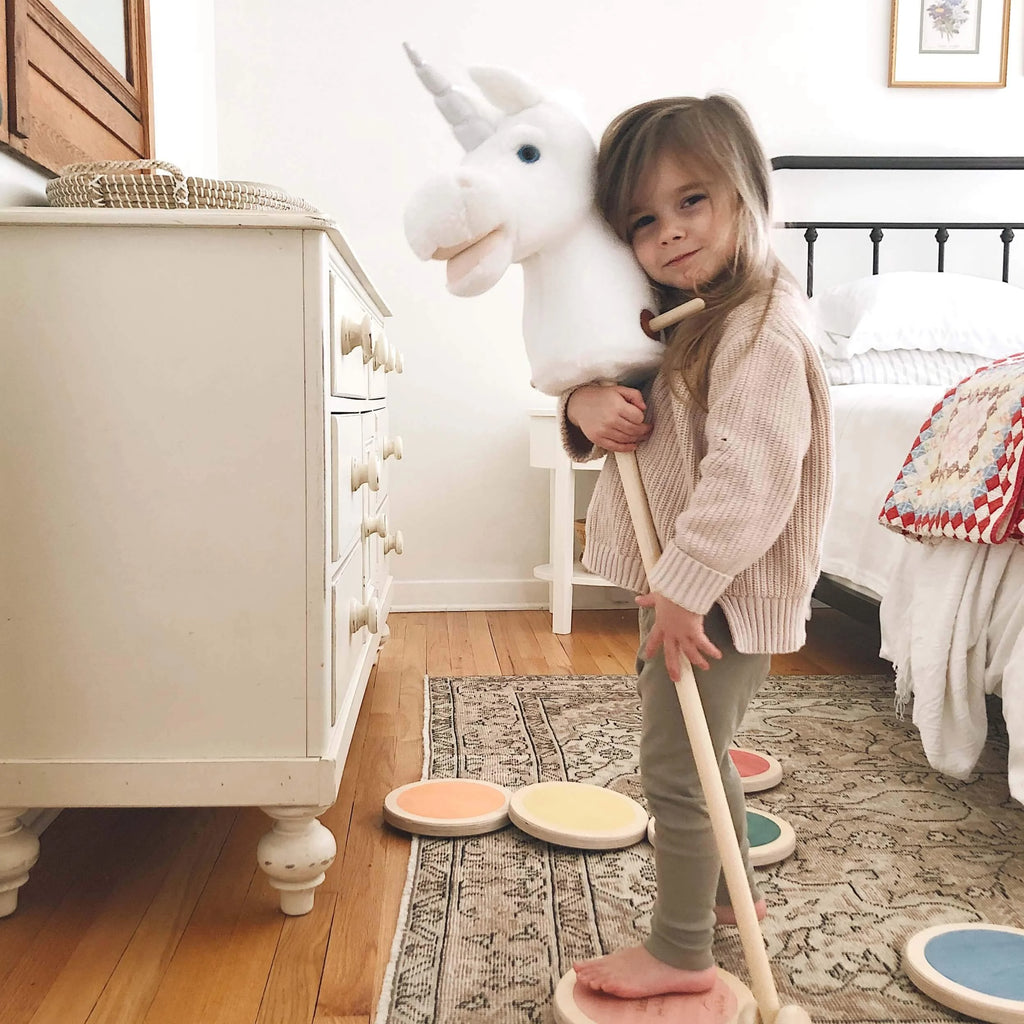 Little Rider by Lily & River | Gallop, Race, and Play | Select Horse or Unicorn | Classic Horse on a Stick