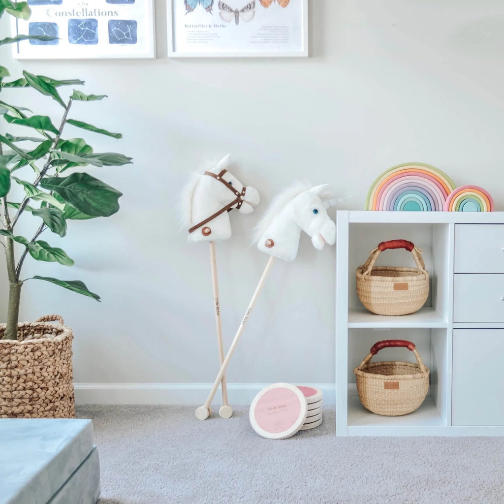 Little Rider by Lily & River | Gallop, Race, and Play | Select Horse or Unicorn | Classic Horse on a Stick