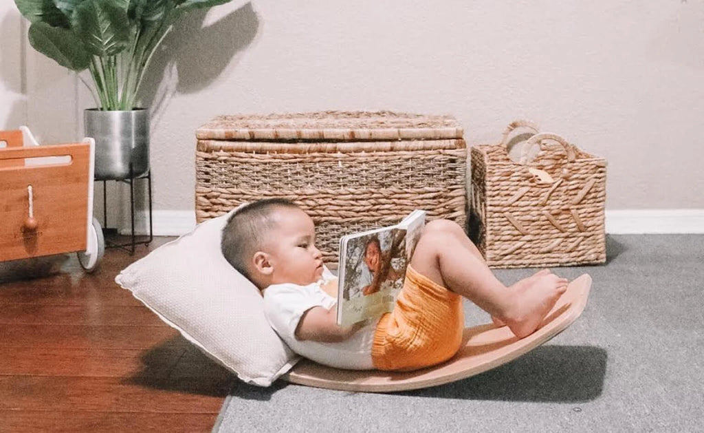 Little Surfer by Lily & River | Balance, Play, and Rest |Children's Balance Board | For Playtime and Quiet Time