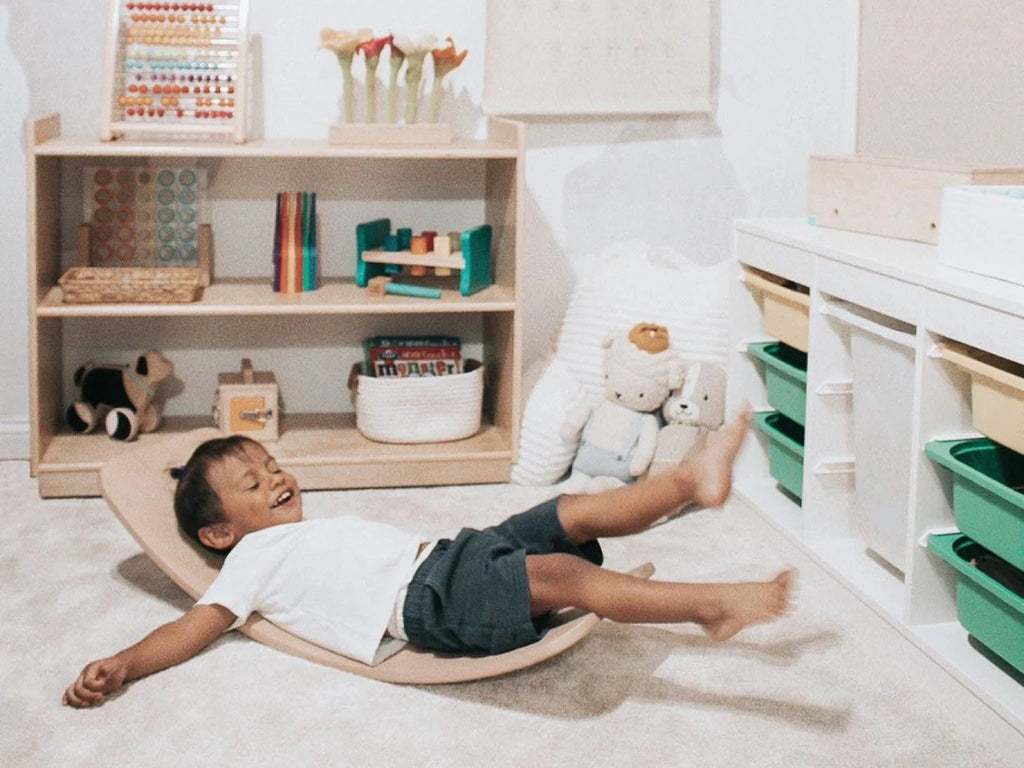 Little Surfer by Lily & River | Balance, Play, and Rest |Children's Balance Board | For Playtime and Quiet Time