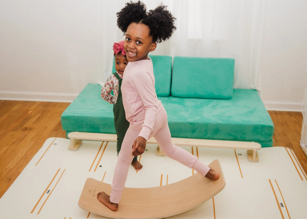 Little Surfer by Lily & River | Balance, Play, and Rest |Children's Balance Board | For Playtime and Quiet Time