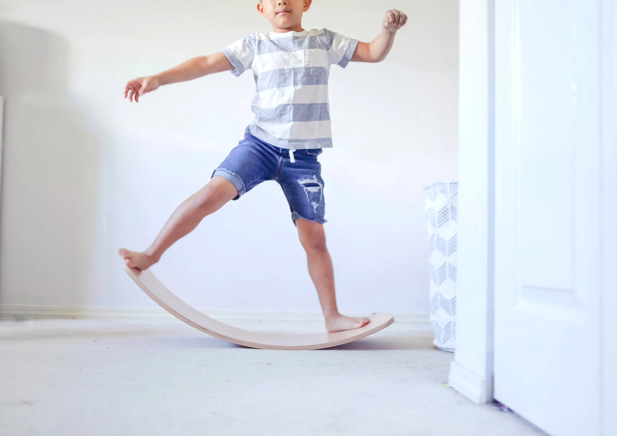Little Surfer by Lily & River | Balance, Play, and Rest |Children's Balance Board | For Playtime and Quiet Time