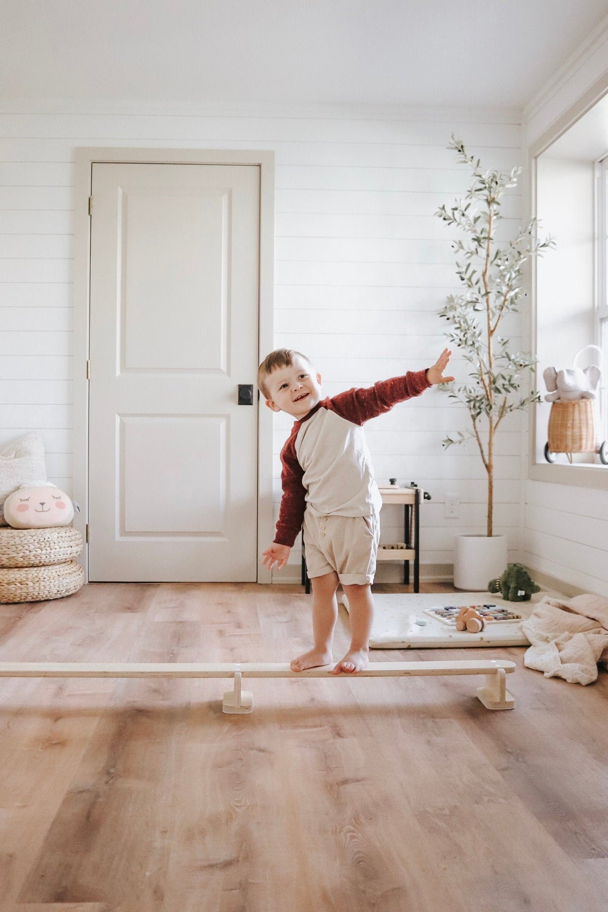 Little Gymnast by Lily & River | Balance Beam | Lily & River USA Workshop | Step, Balance, and Play | For Ages 18Mo to 8 Years