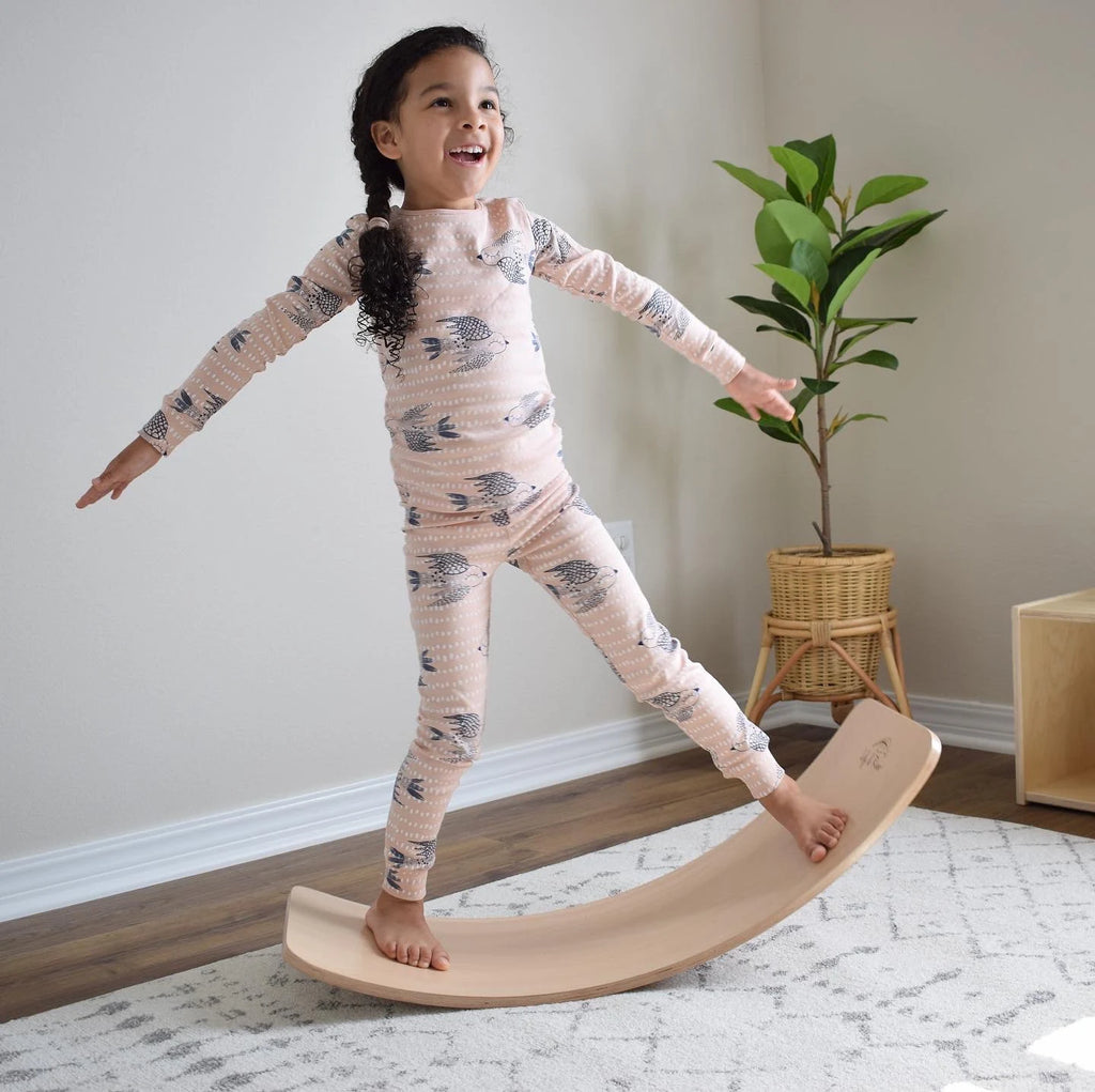 Little Surfer by Lily & River | Balance, Play, and Rest |Children's Balance Board | For Playtime and Quiet Time