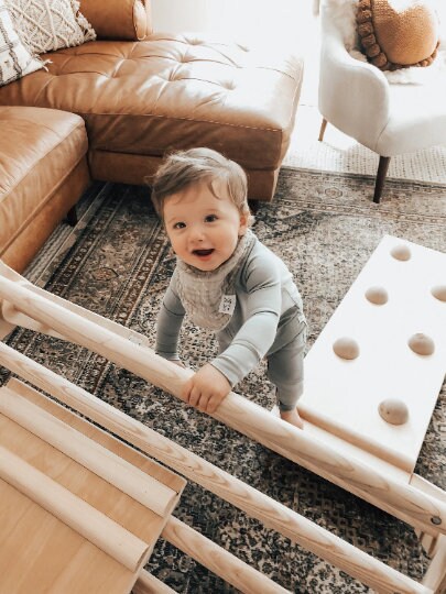 Little Climber by Lily & River | Birch Hardwood | Built in the USA | Foldable | Original Climbing Triangle