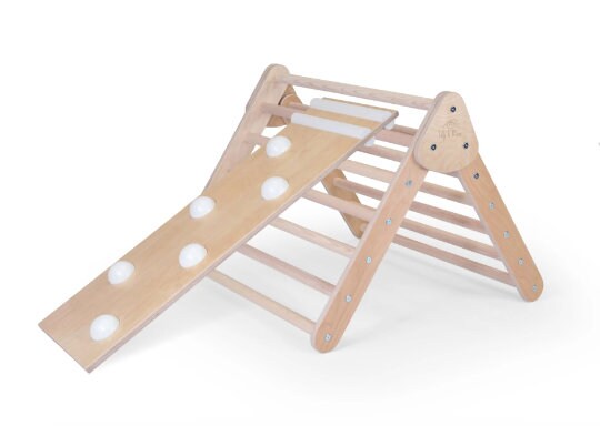 Little Climber by Lily & River | Birch Hardwood | Built in the USA | Foldable | Original Climbing Triangle