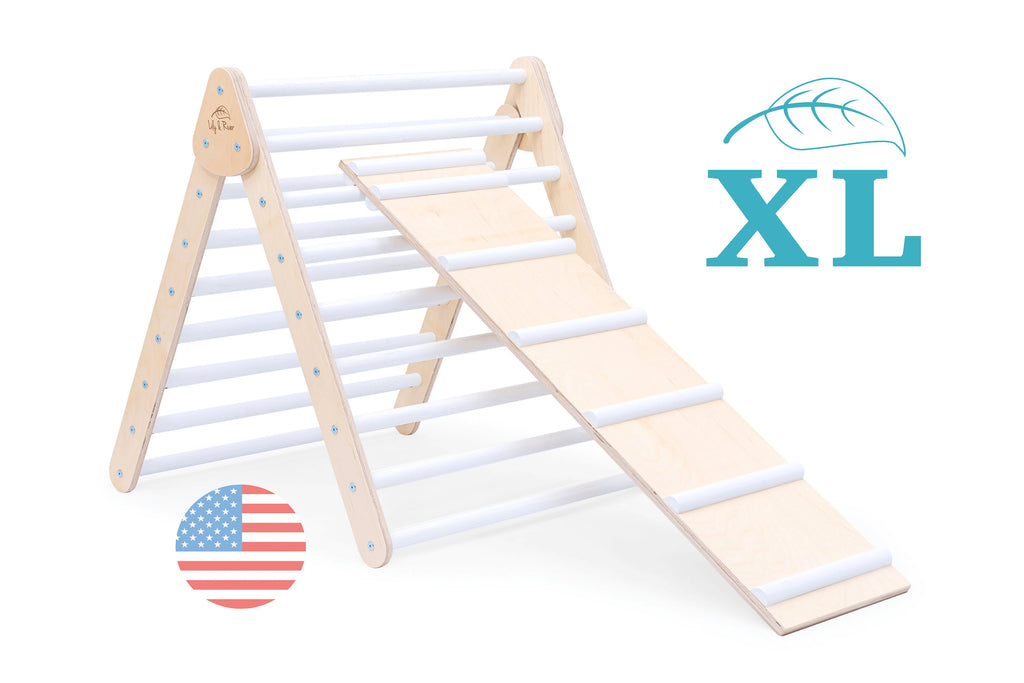 Little Climber XL by Lily & River | For ages 2-8 yrs | Birch Hardwood | Read-Along Book | Foldable