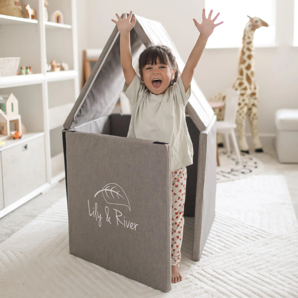 Big Mat by Lily & River | Landing Pad | Connectable, Washable, and Stackable | Premium Thick Bouncy Memory Foam Pad