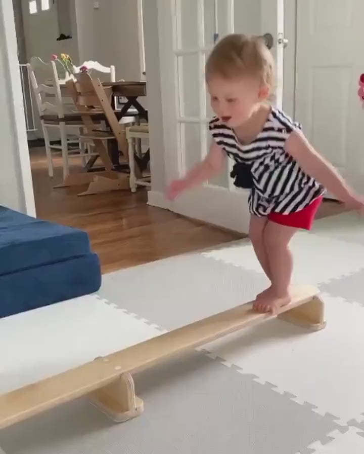 Little Gymnast by Lily & River | Balance Beam | Lily & River USA Workshop | Step, Balance, and Play | For Ages 18Mo to 8 Years